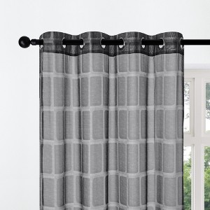 Deconovo 2 Panels Polyester Printed Curtains,8 Grommets, No Tiebacks,Decorative Drapes for LivingRoom and Bedroom - 1 of 4