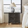 Galatea 24" Tall 2 - Drawer Nightstand with Two Drawers  and Charging Station| KARAT HOME - 3 of 4