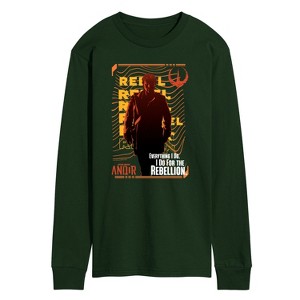 Men's - Star Wars - Andor For The Rebellion Long Sleeve Graphic T-Shirt - 1 of 2