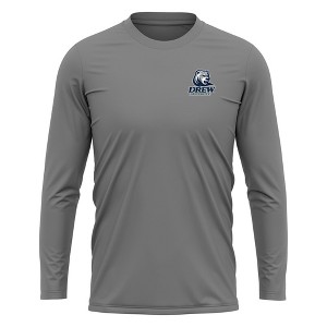Drew University Adult Sport Long Sleeve Left Chest Logo, Black - 1 of 4