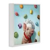 Stupell Industries Pig Chef with Playful Macarons, 17" x 17" - 3 of 4