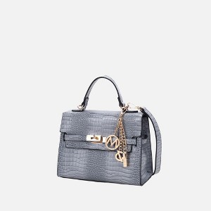 MKF Collection Naomi Vegan Crocodile Leather Women’s Satchel Bag by Mia K - 1 of 4
