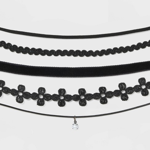 Black Velvet Choker Necklace