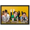 PosterPalooza | 17x11.5 Wood Frame with UV Acrylic, 6 Finishes: Black, White, Bronze, Silver, Wood, Mahogany - 2 of 4