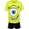 Disney Winnie the Pooh Lion King Monsters Inc. Toy Story Incredibles Lilo & Stitch T-Shirt and Mesh Shorts Outfit Set Little Kid to Big Kid - 3 of 4
