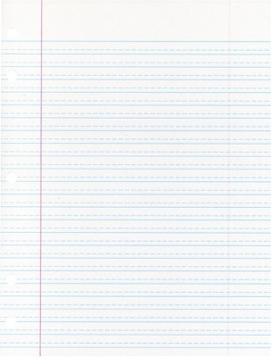 School Smart Handwriting Paper, Ruled Long Way, 11 x 8-1/2 Inches, 500  Sheets