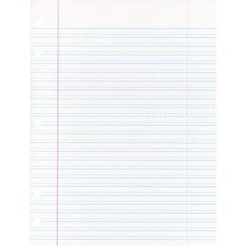 School Smart Ruled Cursive Handwriting Paper with Margin, 8 x 10-1/2 Inches, 500 Sheets