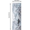 Modern Abstract Geometric Runner Rug - Machine Washable, Non-Slip, Rubberback, for Hallway & Living Room - 2 of 4