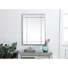 Elegant Lighting French Panel Wall Mirror 30x40 Inch In Silver - 2 of 4