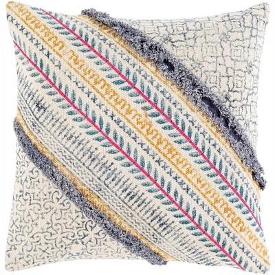 Mark & Day Voorweg Modern Beige Throw Pillow