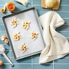 18" x 28" Vintage Waffle Kitchen Towel Cream - Figmint™: Cotton Terry, OEKO-TEX Certified, Machine Washable - 2 of 3