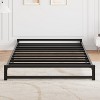 homfan 6 Inch Twin Size Metal Platform Bed Frame with Steel Slat Support, Mattress Foundation and No Box Spring Needed, Easy Assembly, Black - 3 of 4