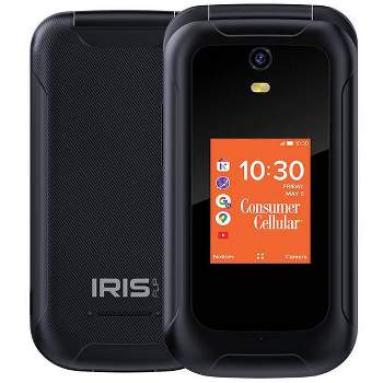 Consumer Cellular Iris Flip (8GB) - Black