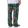 Scooby-Doo Mens' Christmas Character Tree Reindeer Sleep Pajama Pants Green - 4 of 4