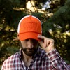 Pavilion Gift Company - Hunting People - Adjustable Orange Neoprene Mesh Hat - Hats - 2 of 4