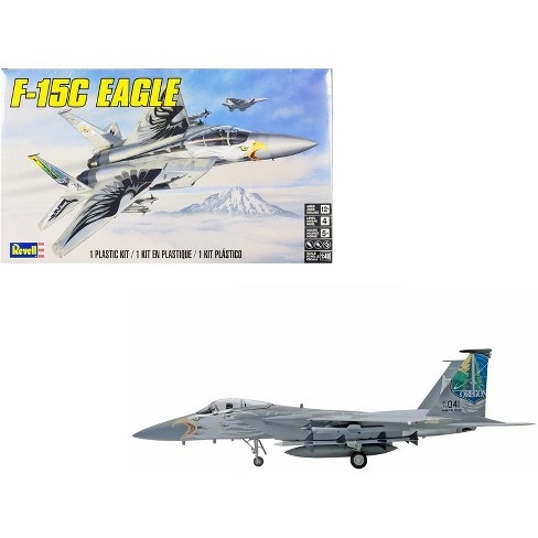 Level 4 Model Kit McDonnell Douglas F-15C Eagle Fighter Aircraft 1/48 Scale Model by Revell - image 1 of 4