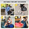 Gym Bag for Men - 21 Inches Duffle Bag for Travel Lightweight Duffel Bag with Shoe Compartment Personal Item Travel Bag Weekender Bag for Travel - 3 of 4