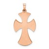 Black Bow Jewelry 14k Yellow Gold Polished Maltese Cross Pendant, 17 x 32mm - 3 of 4