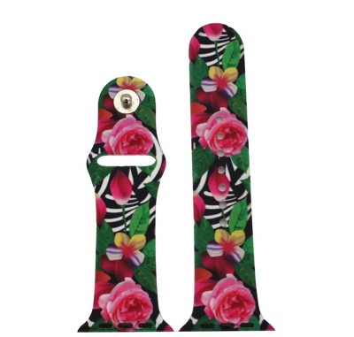 Olivia pratt printed silicone apple watch band