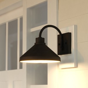 VAXCEL Vilo Contemporary Mini Pendant Ceiling Light White Glass - 1 of 4