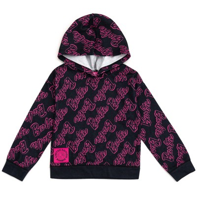  Barbie Toddler Girls Pullover Crossover Fleece Hoodie