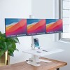 Triple Monitor Electric Standing Desk Converter - 3 Monitor Standing Desk, Height Adjustable - 2 of 4