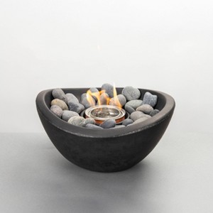 Solo Stove 5" Wave Tabletop Firebowl Graphite Outdoor Fireplace - 1 of 4