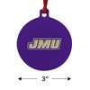James Madison University Dukes Logo Aluminum Holiday Christmas Tree Ornament - 3 of 4