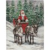 Primitives By Kathy Santa's Sleigh Christmas Towel - 2 of 3