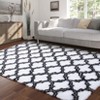 Shag Rug Fluffy Rug Non-Slip - Ultra Soft Brown Area Carpet for Bedroom & Nursery - 2 of 4