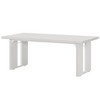 Resenkos Rectangular Dining Table, 71" Farmhouse Breakfast Table for 6 to 8 People,White - 2 of 4