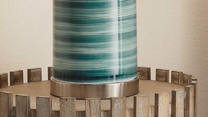 Casey Table Lamp Turquoise Blue - Splendor Home, 2 of 5, play video