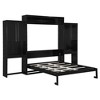 Queen Size Murphy Bed with Desk, Vanity and Cabinets - 4 of 4