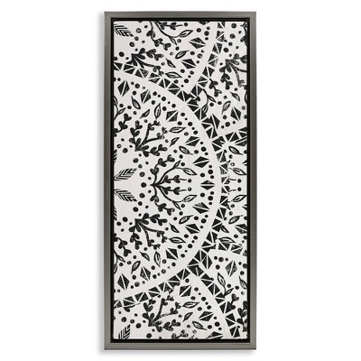 Stupell Industries Boho Fractal Pattern Study, 11" x 25"
