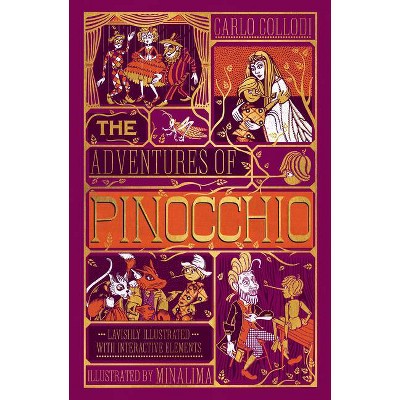 The Adventures of Pinocchio (Minalima Edition) - by  Carlo Collodi (Hardcover)