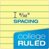 TOPS Double Docket Writing Pad 8 1/2 x 11 3/4 Canary 100 Sheets 63383 - 4 of 4