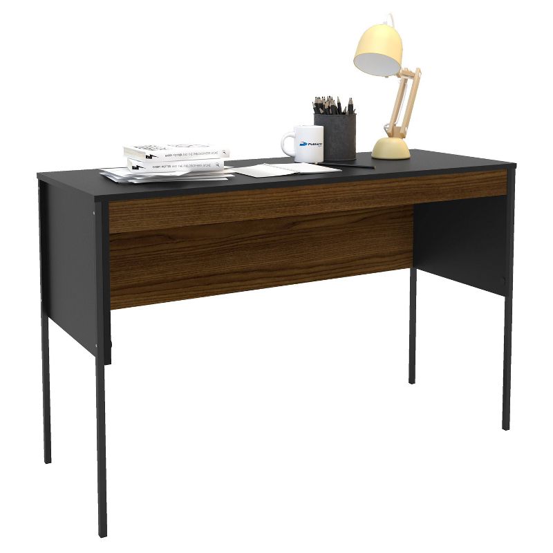 Mallorca Desk Black/Dark Brown - Polifurniture, 5 of 10