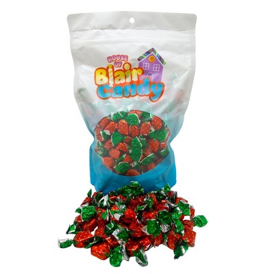 Blair Candy - Individually Wrapped Strawberry Buds – Strawberry Flavored Hard Candy with Creamy Center