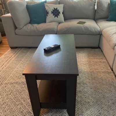 Elada Wenge Wood Coffee Table Dark Brown Baxton Studio Target