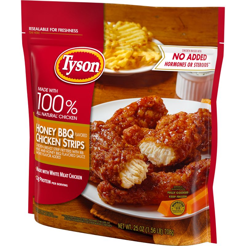 Tyson Honey BBQ Chicken Strips - Frozen - 25oz, 5 of 7