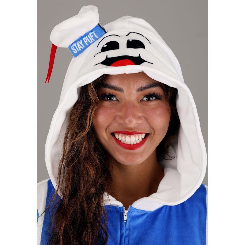 HalloweenCostumes.com Ghostbusters Adult Stay Puft Marshmallow Jumpsuit., 4 of 7