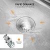 Karl Home 30 Inch Stainless Steel Drop In Integrated Ledge Multifunctional Workstation Sink Set In Silver - 4 of 4