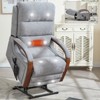 Dexmalle Chenille Lift Massage Recliner Chair,350 LBS Capicity,Grey - 2 of 4
