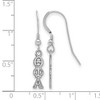 Black Bow Jewelry Sterling Silver Theta Phi Alpha Greek Life Dangle Earrings - 2 of 3