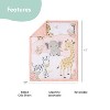 The Peanutshell Wildest Dreams Crib Bedding Set and Mobile - 4 Piece Set - 3 of 4