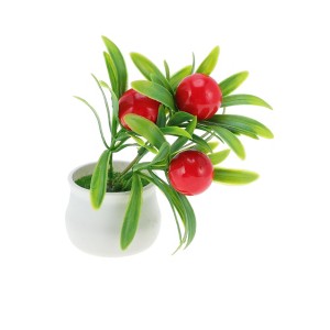 Unique Bargains Artificial Plants Plastic 3.15"x3.15"x4.33" 1 Pcs - 1 of 4