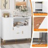 COZONY 40" Buffet Sideboard Cabinet with Storage, 2 Drawers & 2 Doors, Coffee Bar Kitchen Storage Cabinet for Dining Room, Entryway - 4 of 4