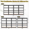 Heavy Duty Storage Shelves , 5 Tier Durable Metal Construction, Adjustable Shelving, Storage Utility Rack Shelf Unit for Garage, Kitchen, Warehouse - 2 of 4
