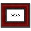 PosterPalooza | Photo Size Weathered Red Picture Frame - UV Acrylic, Foam Board Backing, Hanging Hardware - 2 of 4
