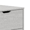 Galano Lilay 6 Drawer Dresser (Interlock) - Dusty Grey Oak - 3 of 4